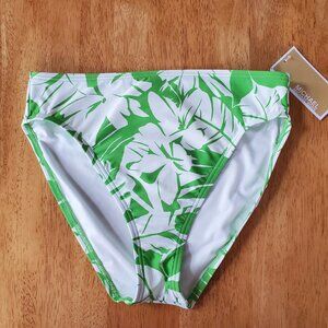 MICHAEL Michael Kors Swim Bikini High Rise Floral Bottom Resortwear Beach NWT